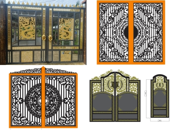Tổng hợp 7 mẫu cổng biệt thự đẹp mắt