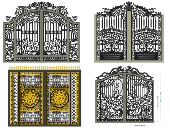 Tổng hợp 7 mẫu cổng biệt thự đẹp mắt 2026