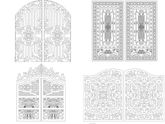 BST 20 mẫu cổng giá rẻ 2 cánh mới nhất