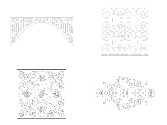 Tổng hợp 5 File mẫu hàng rào thiết kế đầy đủ, chi tiết trên Corel