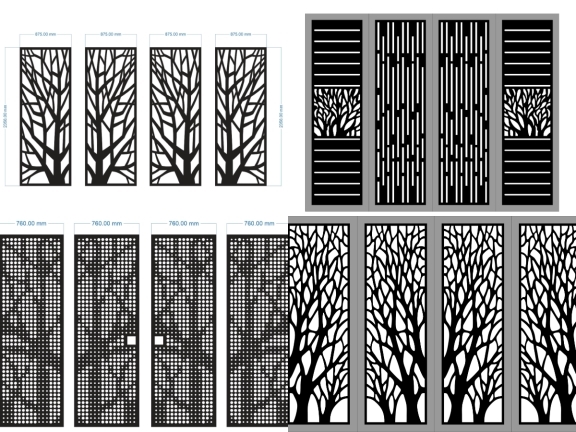 Tổng hợp 5 mẫu cổng cây