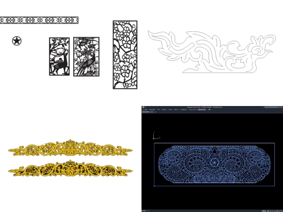 Tổng hợp 5 mẫu Hoa văn họa tiết CNC mới nhất Giảm 20%