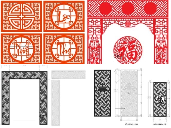 Tổng hợp 6 mẫu vách ngăn cnc phòng thờ đẹp nhất