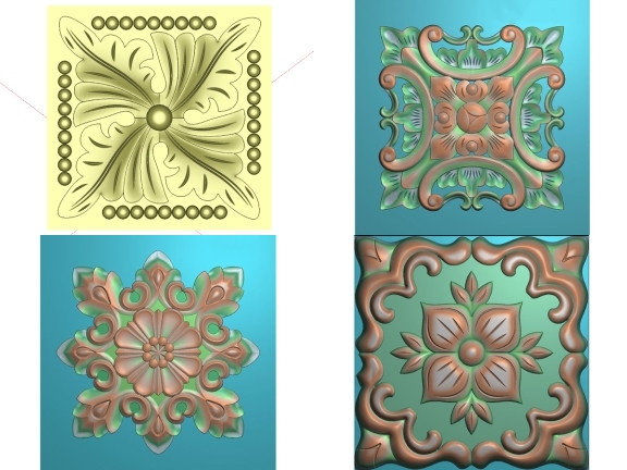Tổng hợp 8 mẫu mâm trần CNC jdpaint đẹp, đơn giản