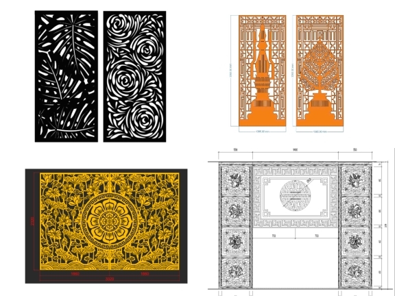 Tổng hợp file vách ngăn CNC mới nhất