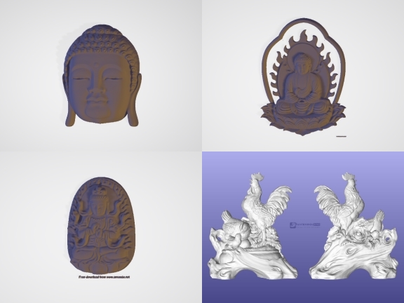 Tổng hợp trọn bộ 5 mẫu Tượng Stl mới nhất