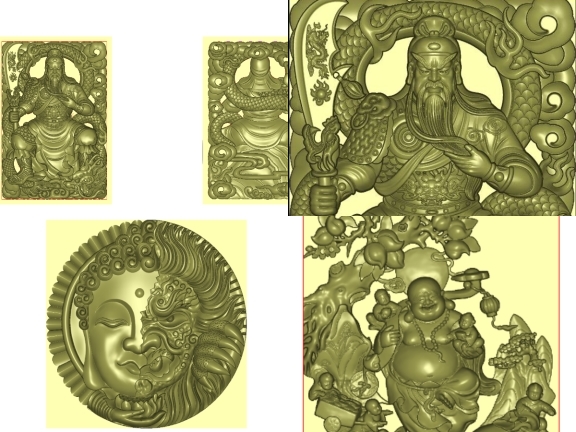 Tổng hợp trọn bộ 5 mẫu Tượng thiết kế jdpaint chất lượng nhất