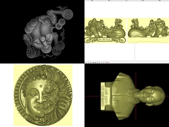 Tổng hợp trọn bộ 6 mẫu Tượng Jdpaint chỉ với 126.000đ