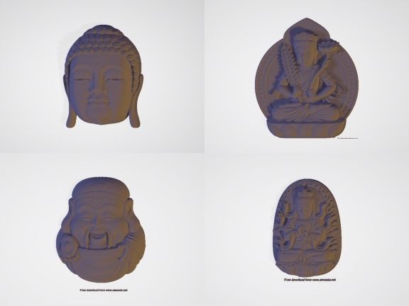 Tổng hợp trọn bộ 6 mẫu Tượng Stl miễn phí