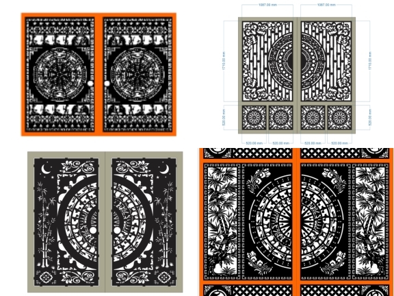 Top 10 mẫu cổng 2 cánh trống đồng