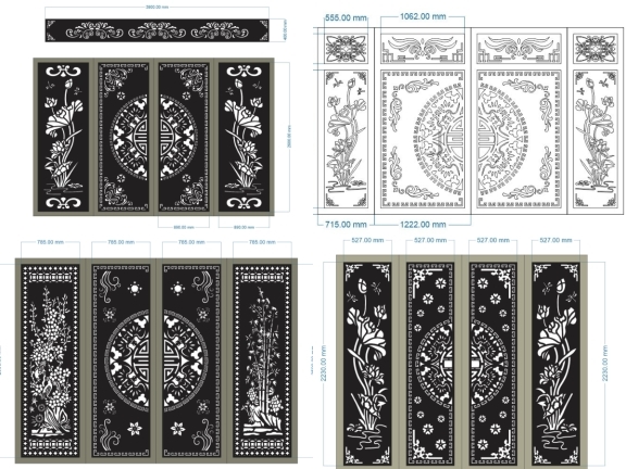 Top 10 file cổng 4 cánh trống đồng dơi