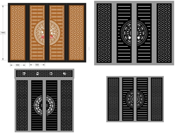 Top 10 mẫu cổng trống đồng bông tuyết mới đẹp