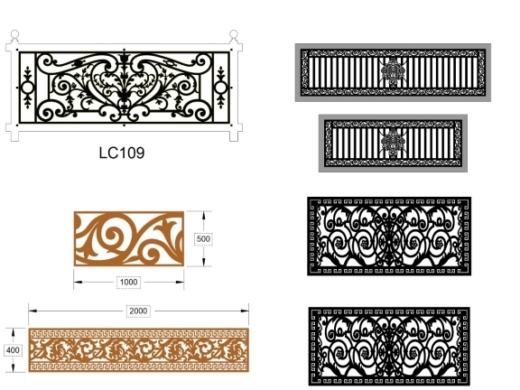 BST 10 lan can hoa văn đẹp đơn giản đẹp mắt