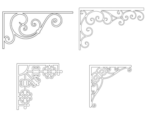 Top 11 bản vẽ thiết kế hoa góc cắt cnc đẹp nhất