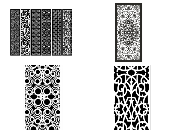 Top 12 mẫu vách ngăn cnc cực dẹp