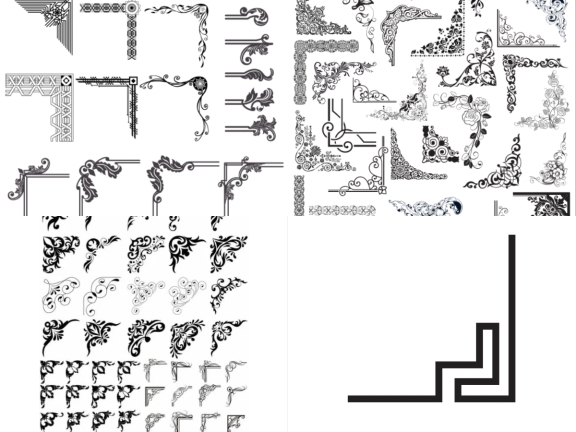 Top 5 bản vẽ thiết kế hoa góc chất lượng nhất