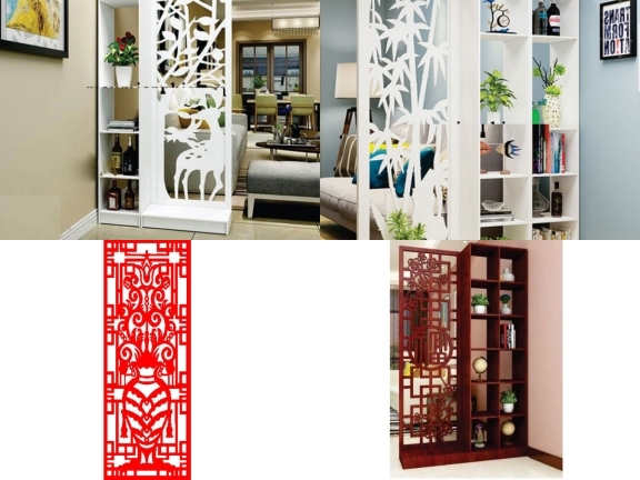 Top 5 bản vẽ vách ngăn cnc thiết kế rất chi tiết trên cad và jdp