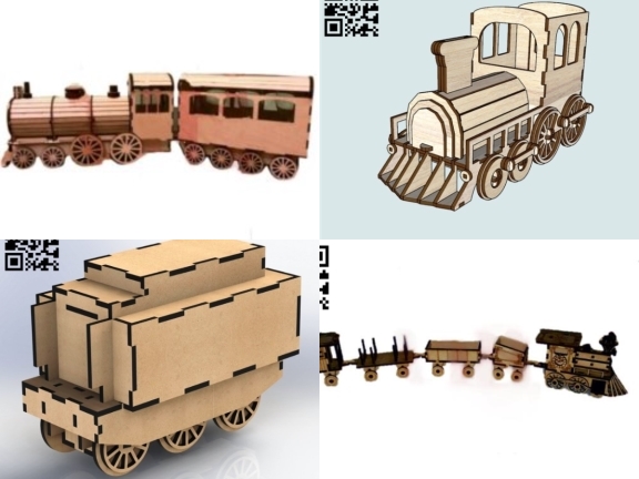 Top 5 mẫu mô hình đầu tàu hỏa CNC trang trí đẹp