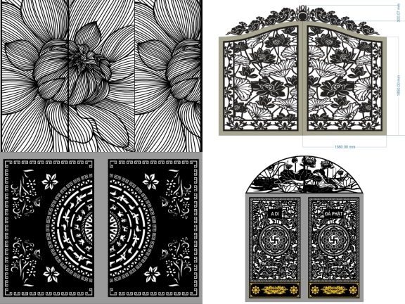 Top 6 mẫu cổng hoa hiện đại