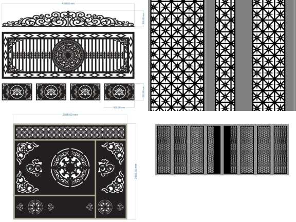 Top 6 mẫu cổng lùa mới nhất