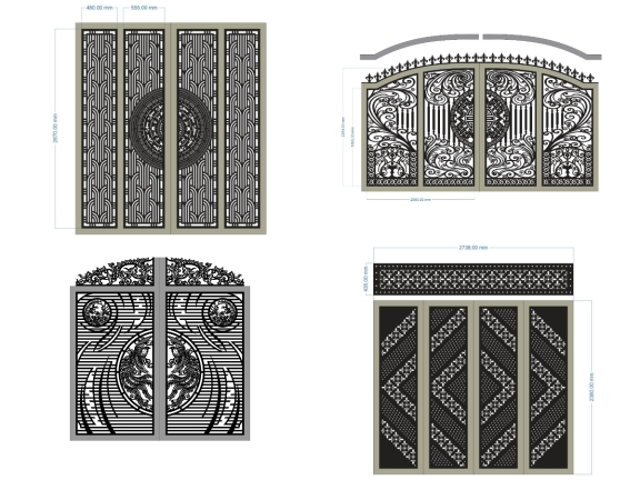 Top mẫu cổng hoa mới nhất
