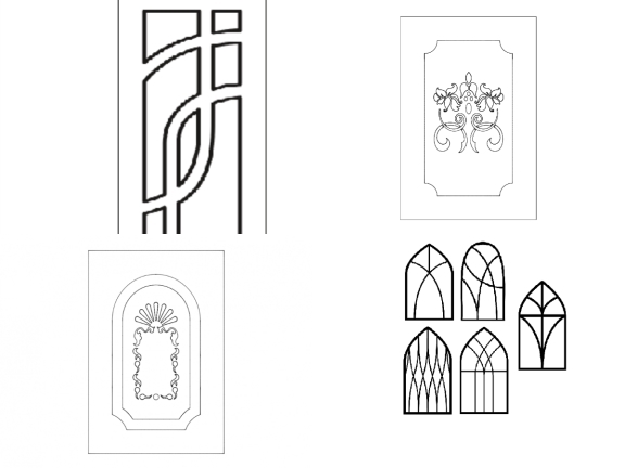 Trọn bộ 7 mẫu miễn phí CNC huỳnh cửa và cửa sổ
