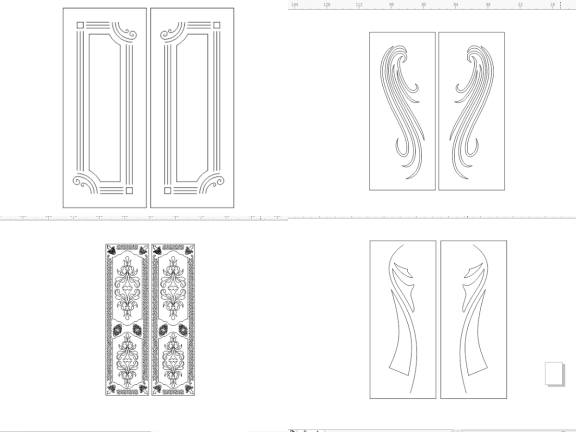 Trọn bộ tổng hợp 20 file corel huỳnh cửa