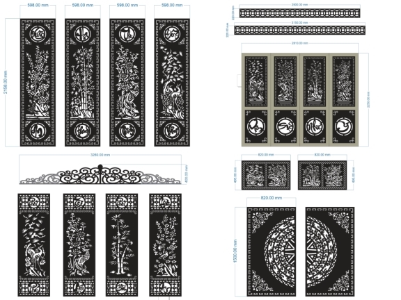 Tuyển Chọn Mẫu Cổng CNC Tứ Quý Đẹp – Dễ Thi Công