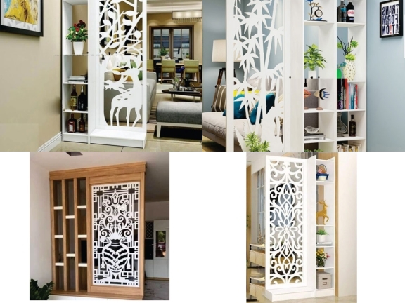 Vách ngăn cnc phòng khách đẹp nhất thư viện cnc