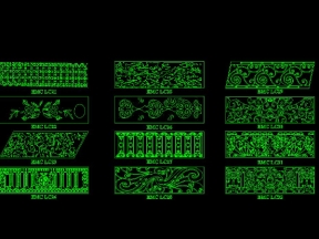 16 Mẫu cắt Lan can CNC file cắt plasma chất lượng