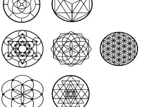 7 mẫu hình tròn hoa văn cnc hình học