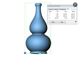 Bình hồ lô trơn 4d file stl