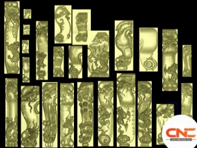 Bộ chân ghế hổ phù file jdp đẹp mắt