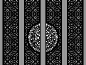 Bộ cnc cổng 4 cánh dxf trống đồng