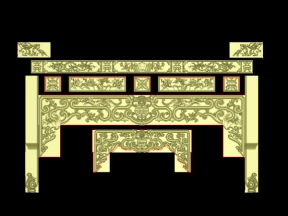 Bộ Đồ Thờ Thờ Án Gian Đơn Giản Thiết Kế Jdpaint 2025
