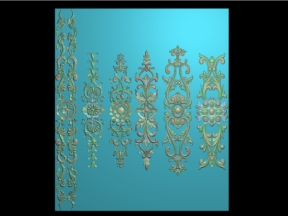 Bộ hoa lá tây cnc file jdp