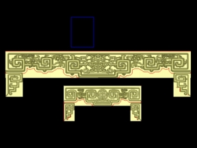 Bộ mẫu bàn thờ truyện lá tây cnc