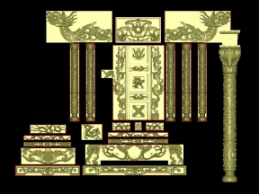Bộ thiết kế ngai thờ cnc