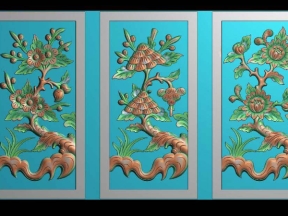 Bộ Tranh Tứ Quý Tùng Cúc Trúc Mai