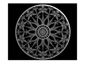 Bông gió tròn nhôm đúc cnc jdp