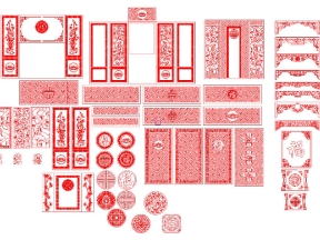 Các mẫu vách phòng thờ cnc