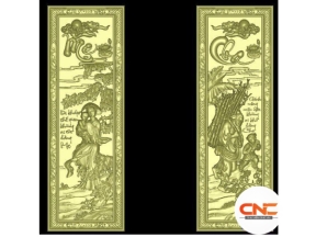 Câu đối cha mẹ cnc thiết kế jdp đẹp