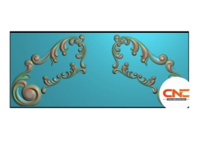 Chân bàn ăn lá tây cnc file jdp đẹp