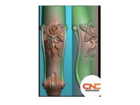 Chân ghế hoa hồng cnc thiết kế jdp