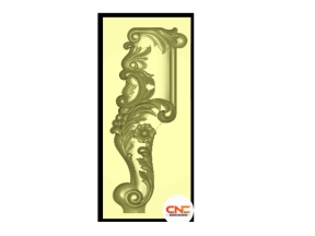 Chân ghế lá tây hoàng gia cnc thiết kế jdp đẹp