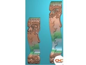 Chân ghế lân 2 đầu cnc file jdp