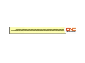 Chỉ dây thừng lúa mạch cnc thiết kế jdp đẹp