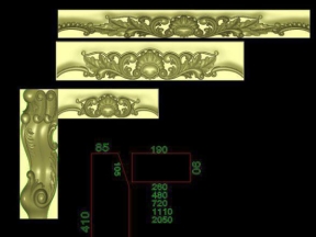 Chia sẻ file hoa văn chân bàn ghế lá tây