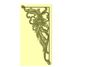 Chia sẻ file thiết kế Jdpaint Mẫu Hoa góc Hoa lá tây