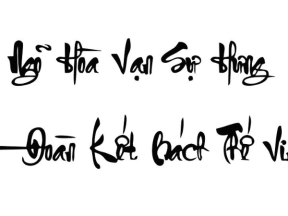 Chữ cnc bản vẽ model dxf